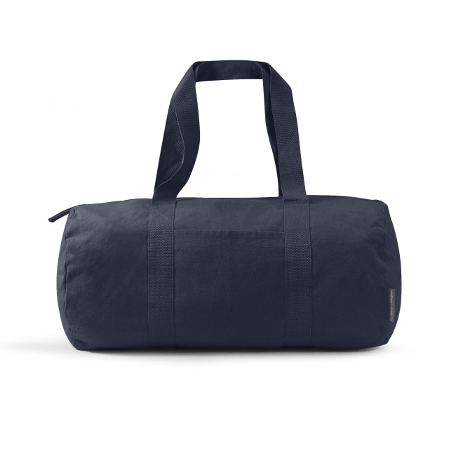 Sac polochon promotionnel 100% coton recyclé HIGGINS Bleu marine